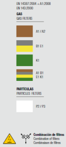 CLIMAX FILTRO MASCARA GASES 757 A1 MARRON hover