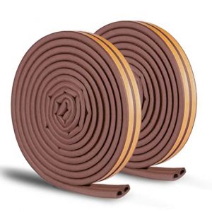 BURLETE PUERTA/VENTANA TIPO «P» ADHESIVO 9X4MM 6MTS MARRON hover