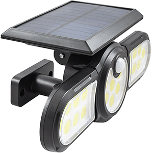 HEPOLUZ FOCO LED 6W C/PICA SOLAR C/SENSOR 3-FUNCIONES