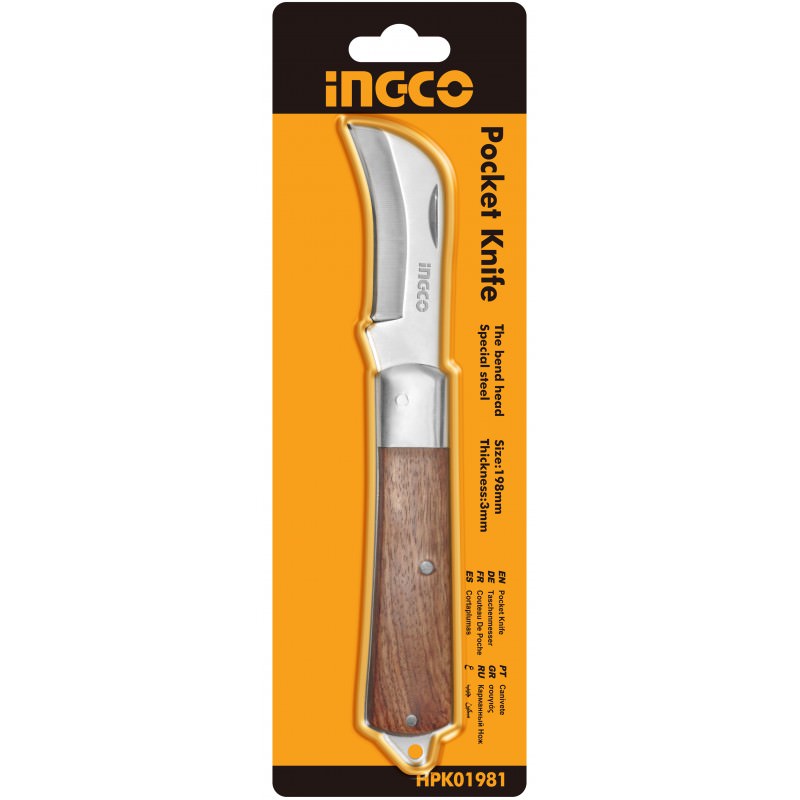 INGCO NAVAJA FILO CURVO 198MM hover