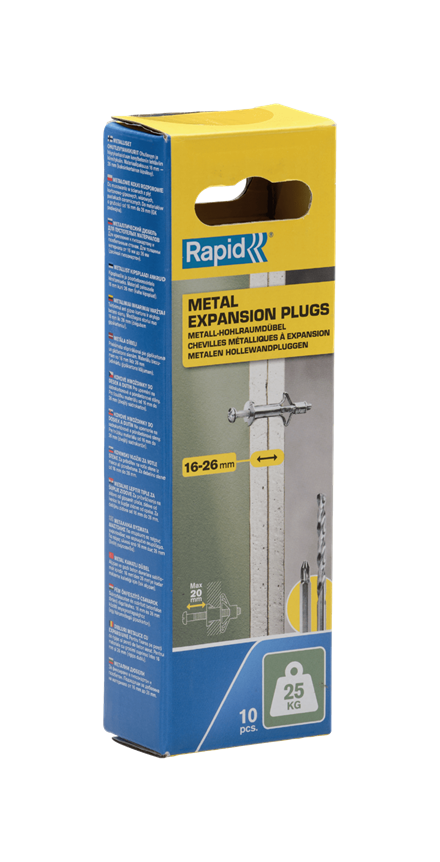 TACO EXPANSION METALICO 8X46 M4X55 10PZ