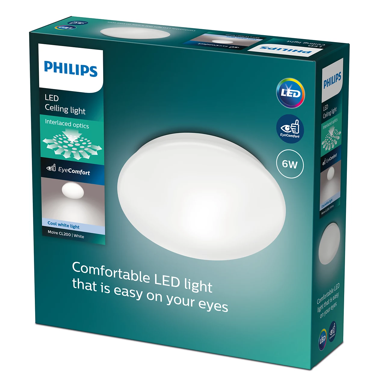 PHILIPS – PLAFON MOIRE LED 6W 4000K