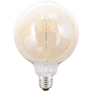 HEPOLUZ BOMBILLA VINTAGE GLOBO FILAMENTO LED 125MM E27 8W 2200K