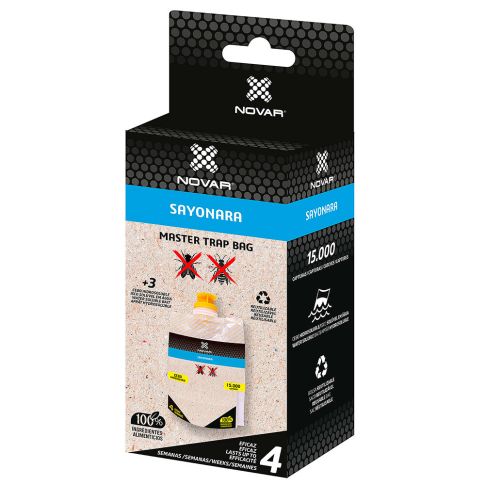 TRAMPA MOSCAS TRAP BAG SAYONARA