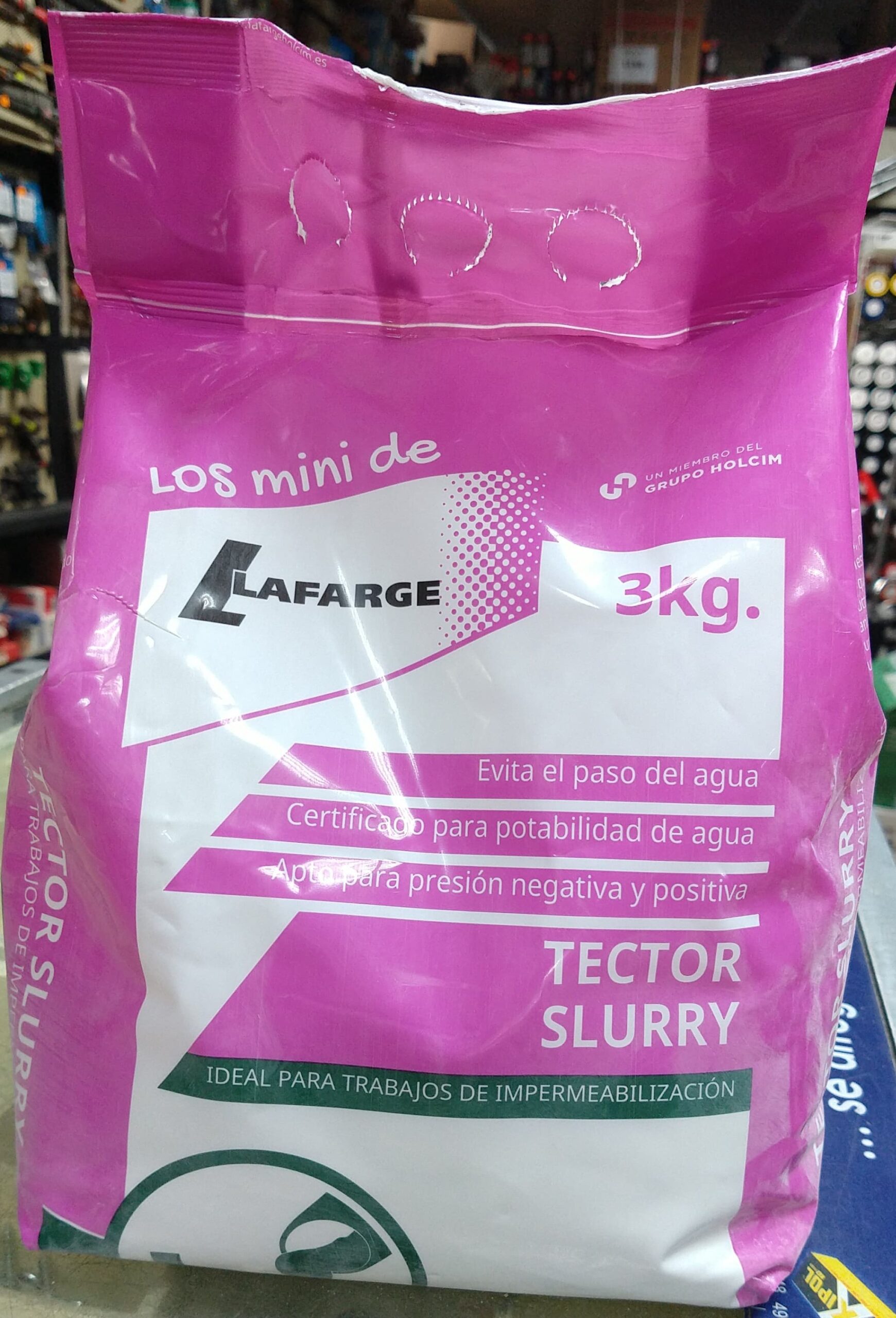 TECTOR MINI SLURRY 3KG – MORTERO IMPERMEABLE MONOCOMPONENTE