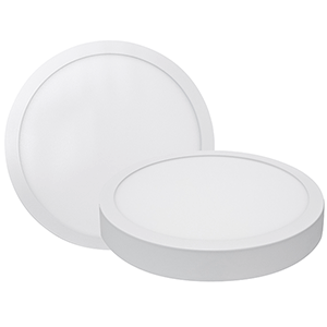 HEPOLUZ PLAFON PANEL LED SUPERFICIE 35W LUZ CCT C/MANDO Ø400MM IP20 hover