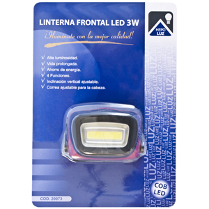 HEPOLUZ LINTERNA FRONTAL LED 3W REVENGER 3XAAA N/INCL hover