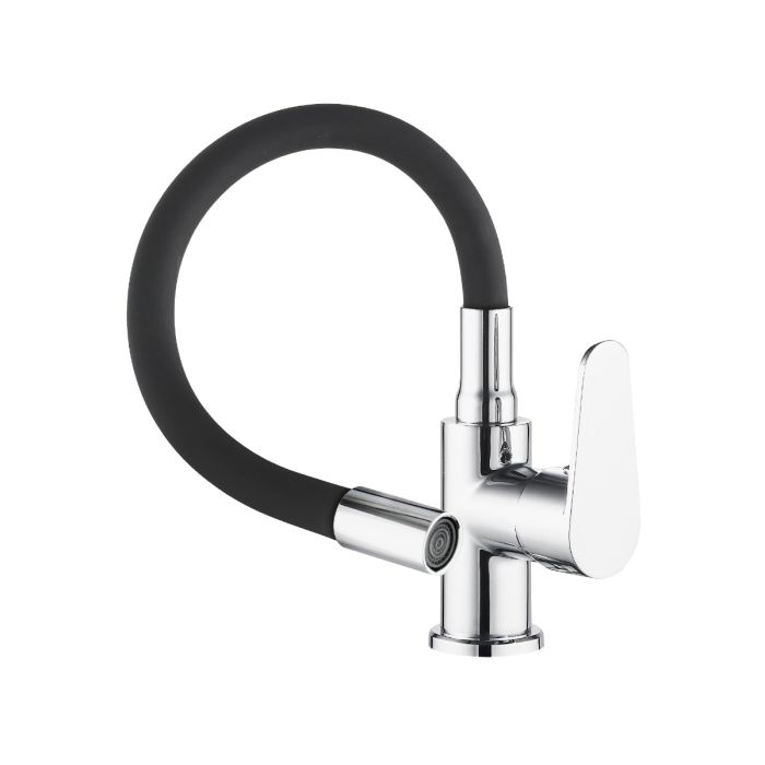 ARTIC – MONOMANDO JAVA FREGADERO GOMA NEGRO (CAÑO FLEXIBLE) hover