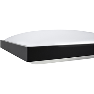 PLAFON APLIQUE CUADRADO 290X290MM 2XE27.MOD.ANDREA NEGRO hover