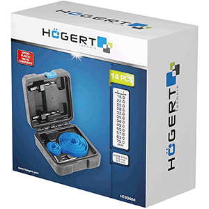 HOGERT JUEGO CORONAS BIMETAL Ø19-75MM 14PZS hover