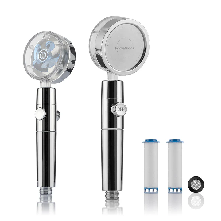 ECODUCHA CON HELICE DE PRESION Y FILTRO PURIFICADOR HELIWER INNOVAGOODS