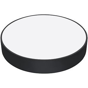 HEPO – PANEL REDONDO LED SUPERFICIE NEGRO 28W 6000K