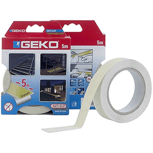 GEKO CINTA ANTIDESLIZANTE FLUORESCENTE 2,5CMX5MT hover