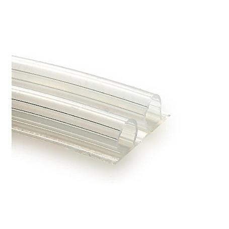 BURLETE DE SILICONA PUERTA/VENTANA TRANSPARENTE 9X7MM 2X3MTS