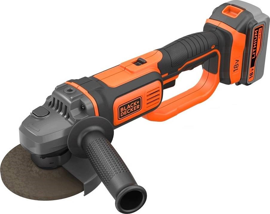 BLACK+DECKER BCG720M1 AMOLADORA 18V 125MM 4.0AH + BOLSA TRANSPORTE hover