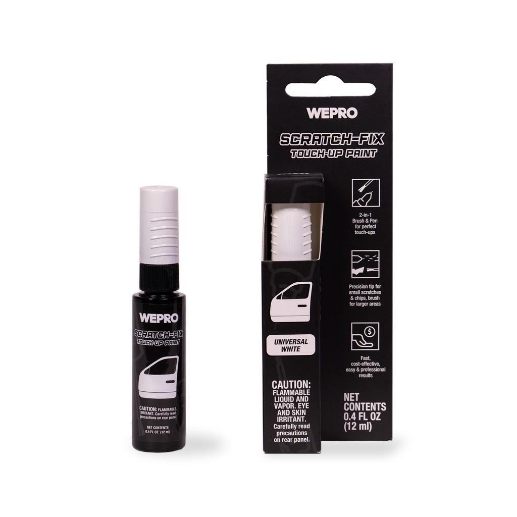 MONTANA WEPRO – PINCEL RETOQUE COCHE 12ML BLANCO/PLATA/NEGRO